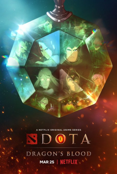 JAM озвучил новый тизер DOTA: Dragon's Blood. Wykrhm опубликовал новые постеры к аниме | Dota 2