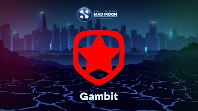 Gambit с заменой сыграет на WePlay! Dota 2 Tug of War: Mad Moon в Киеве